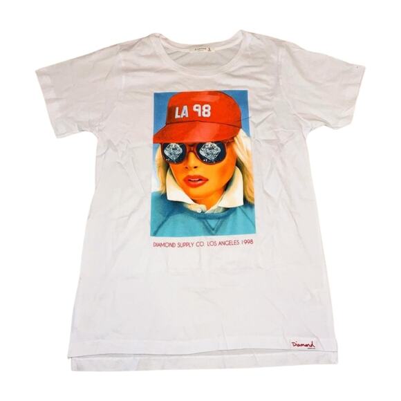 Diamond Supply Co Los Angeles 1998 “LA 98” Short Sleeve Tee Size S - Picture 1 of 3